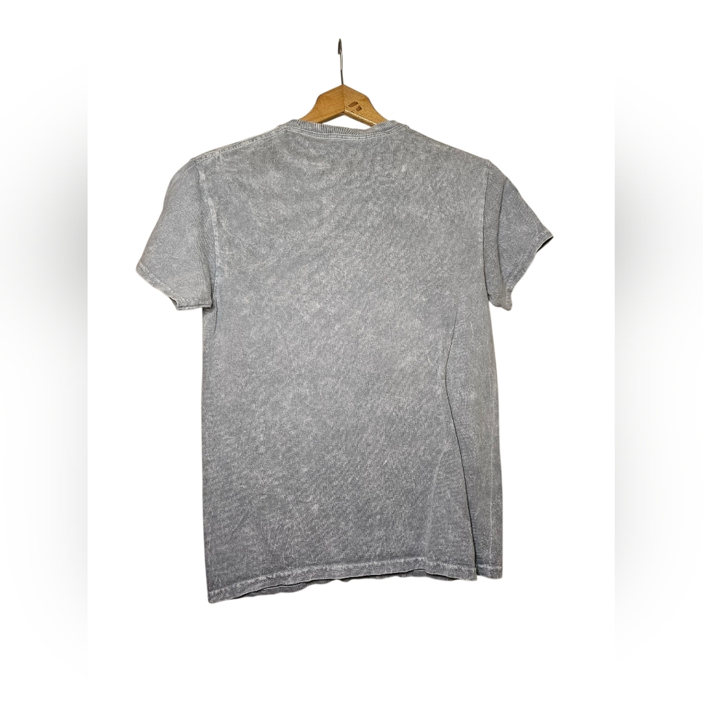 Small Womens NIRVANA Gray Smiley Face T-Shirt - Picture 4 of 5